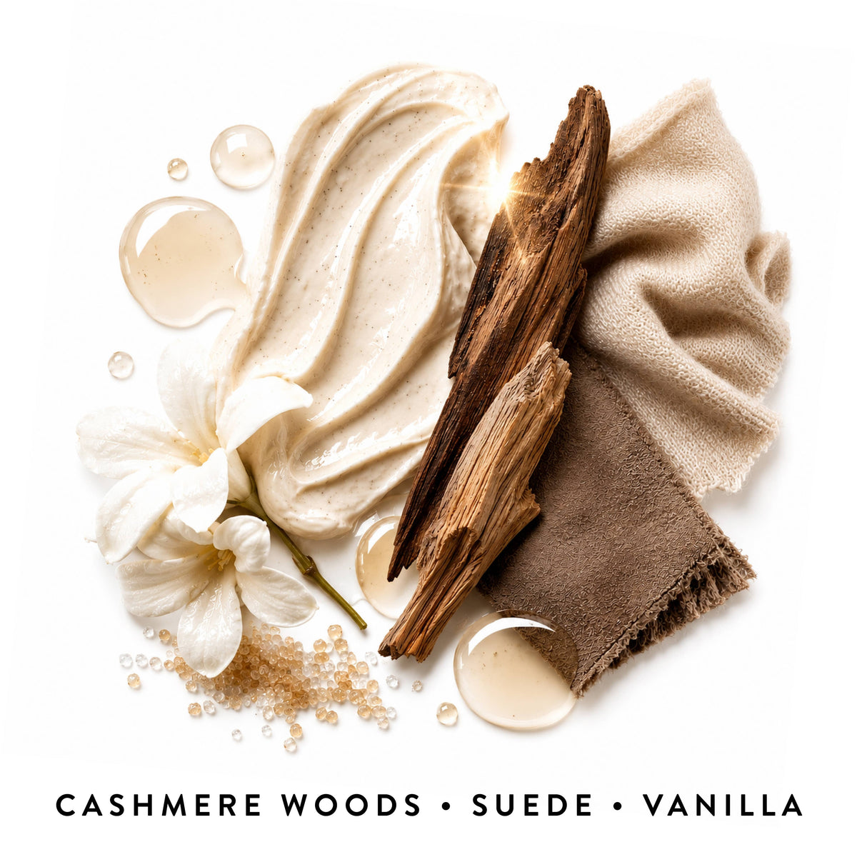 Cashmere Bunny scent notes: cashmere woods, suede, vanilla